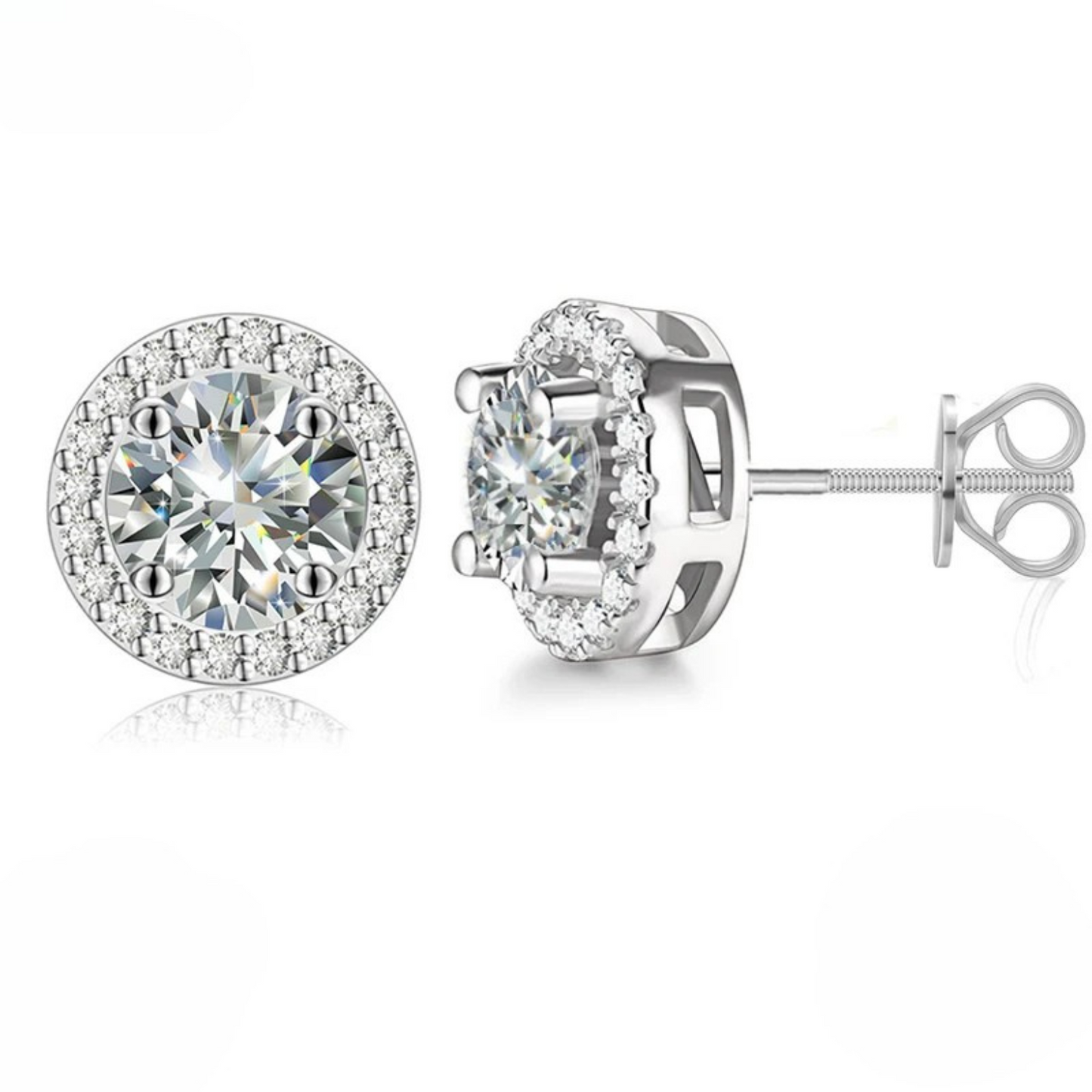 עגילי דובאי משובצים 2 קראט